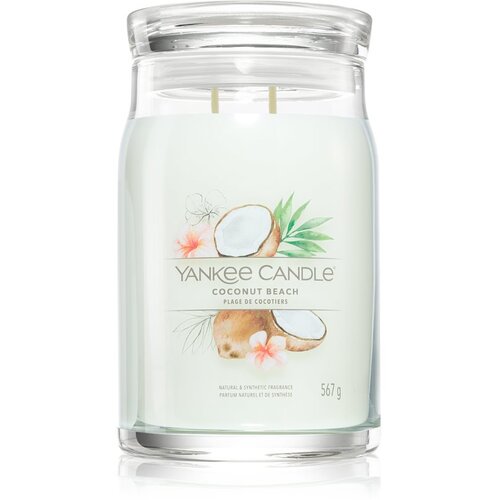 Yankee Candle Coconut & Beach dišeča sveča Signature 567 g Cene