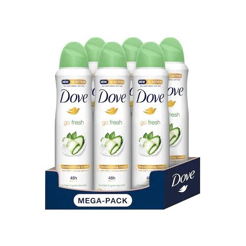 Dove Dezodorans Go Fresh Cucumber & Green Tea 150ml Slike