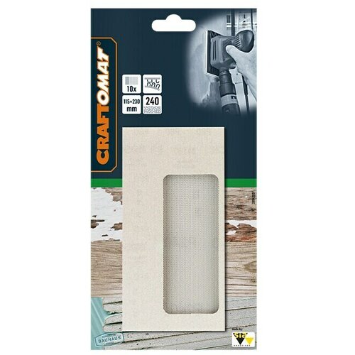 CRAFTOMAT Mrežica za brušenje (230 x 115 mm, Granulacija: 240, 10 Kom.) Cijene