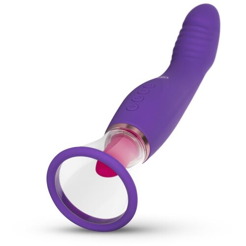 EasyToys - Vibe Collection pumpica s vibratorom G točke, ljubičasta Slike
