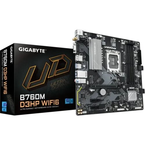 Gigabyte matična ploča 1700 B760M, D3HP, WIFI6, DDR5, VGA, HDMI, DP, M.2 Cijene