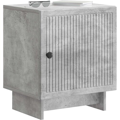  Noćni ormar Betonska siva 43 x 34,5 x 50 cm Konstruirano drvo Slike