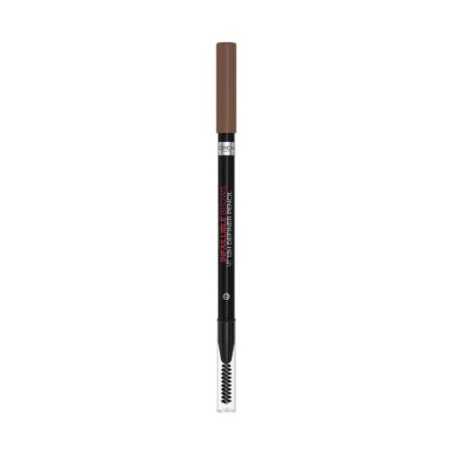 L´Oréal Paris Infaillible Brows 12H Definer Pencil svinčnik za obrvi s pudrastim zaključkom 1 g odtenek 3.0 Brunette Cene