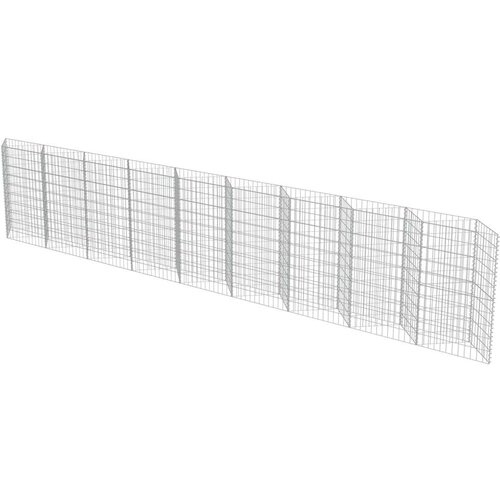  Gabionski zid od pocinčanog čelika 630 x 30 x 100 cm Slike