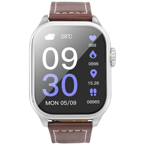 hoco. Pametni sat, 2.03" zaslon, Bluetooth, IP67 - Y17 Silver Cijene