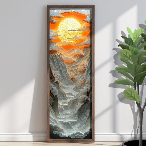Wallity slika EMR072, 40 x 120 x 3 cm Cene