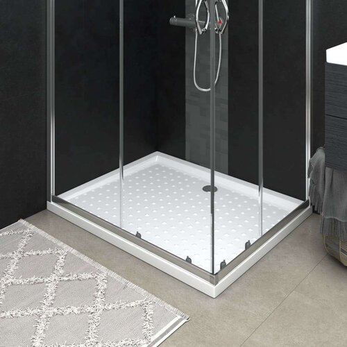 vidaXL Tuš kad s pikami bela 80x100x4 cm ABS Cene