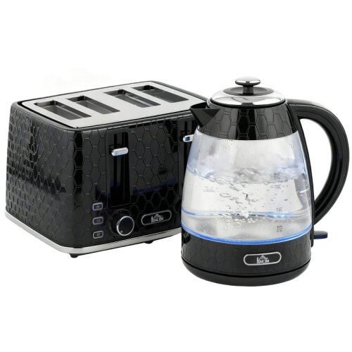Nesta Komplet grelnika vode 1,7 L in toasterja za 4 rezine, črn, 2200 W, filter proti vodnemu kamnu, hitro kuhanje, (5000493973) Cene