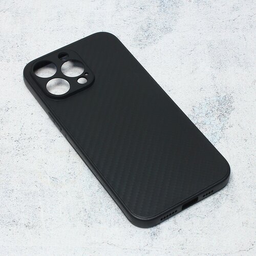 Maska za telefon Carbon fiber za iPhone 14 Pro Max 6.7 crna Slike