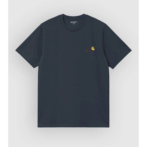 Carhartt WIP American Script T-shirt deep night Cene