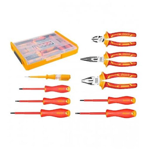 Alat SET ELEKTRIČARSKI 9-1 U KUTIJI INGCO HKTV01H091 213332 Cijene