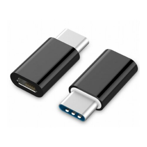 Gembird USB 2.0 na Type-C adapter (CM/MicroUSB-F), black A-USB2-CMmF-01 Cene