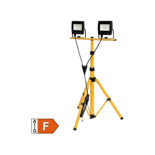 Home Reflektor sa stalkom, LED, 2 x 30 W, 4000 lm, IP65 - FLL STAND 2/30, Crni Cijene