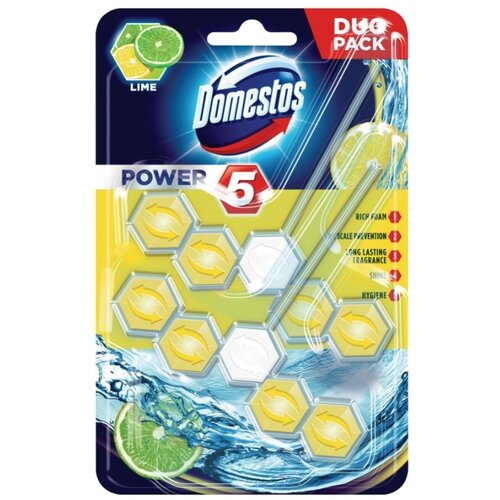 Domestos WC osveživač power 5 lime 2x55g Cene