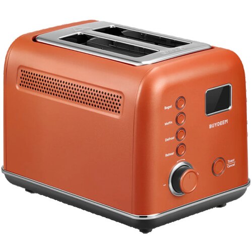 Buydeem 2 Slice Automatic Metal Toaster, model DT730E, color Koi Red, EU ( DT730E-KREU ) Cene
