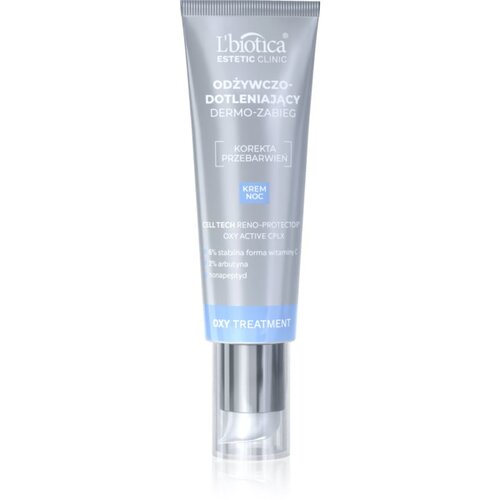 L´Biotica Estetic Clinic Oxy Treatment obnovitvena in oksigenacijska nočna nega za osvetlitev kože 35 ml Cene