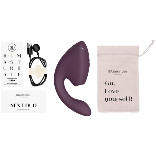Womanizer Next Duo - 2u1 G-točka vibrator (ljubičasti) Slike