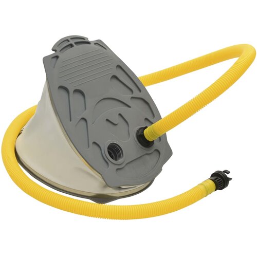 vidaXL Nožna tlačilka 21x29,5 cm PP in PE siva in rumena Cene