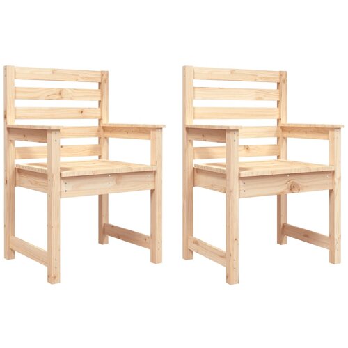 Maison Chic Vrtni Stoli - Stol za vrt 2 kosa 60x48x91 cm trdna borovina JS484, (21878005) Slike