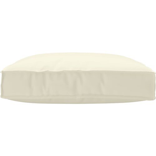 VidaXL Jastuče za sjedenje Krem 80x80x12 cm Oxford tkanina Slike