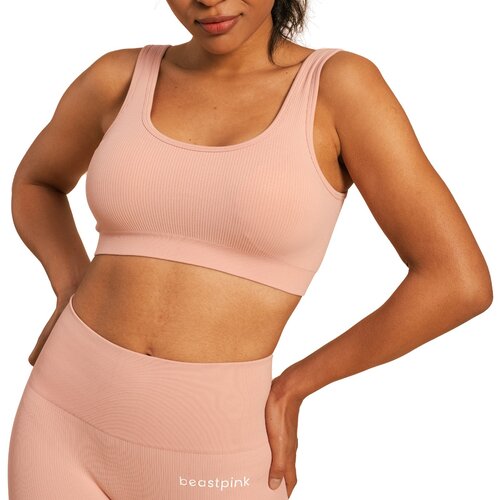 BeastPink ženski sportski bralette Hyper Pink Slike