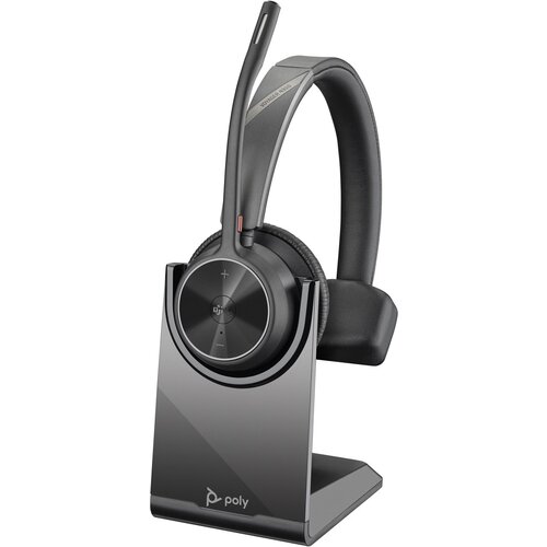 HEWLETT-PACKARD Brezžične slu&amp;scaron;alke Plantronics Voyager 4310-M UC Bluetooth USB A in polnilna postaja (77Y93AA) MS teams Slike