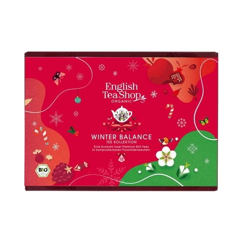 English Tea Shop Bio kolekcija čajeva na poklon &amp;quot;Winter Balance&amp;quot; - 12 piramidalnih vrećica Slike