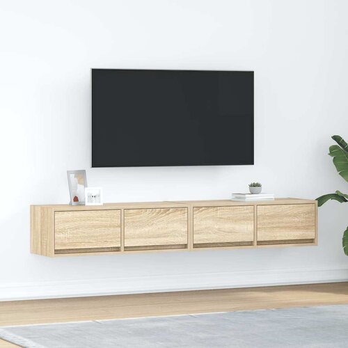 VidaXL TV omarica 2 kosa sonoma hrast 80x31x25,5 cm inženirski les Slike