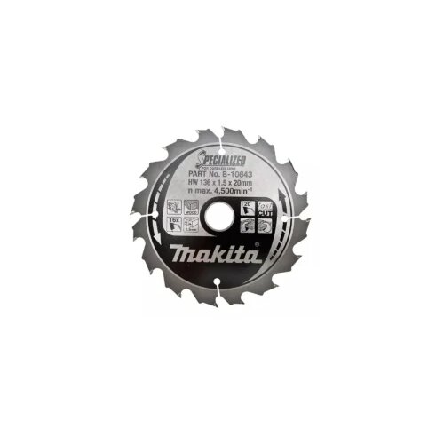 Makita rezni list za drvo SPECIALIZED TCT 136x20mm 16z B-10643 Cijene