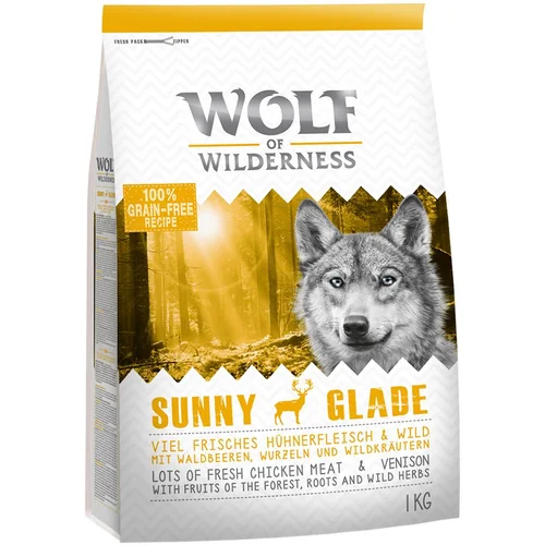 Wolf of Wilderness Adult "Sunny Glade" - z okusom jelena - 5 kg (5 x 1 kg)