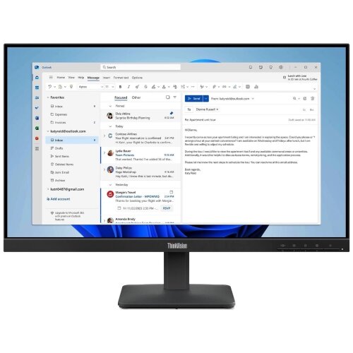 Lenovo Think 23.8" ThinkVision S24-4e(A25238FS0) 1920x1080 Wide 16:9 WLED IPS AG, 1300:1, 100Hz, 6ms GtG (4ms extreme mode), 250cd/m&sup2;, 178/178, 1xVGA, 1xHDMI 1.4, Raven Black, Tilt, VESA 100x100, 3YW Cene