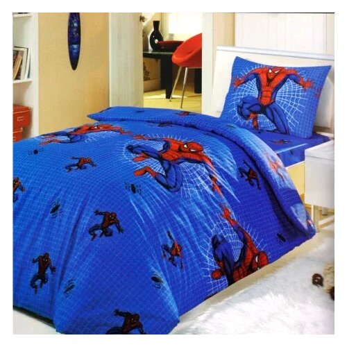  Dečija posteljina Spiderman &amp;ndash; 100% pamuk (140x200 cm) Slike