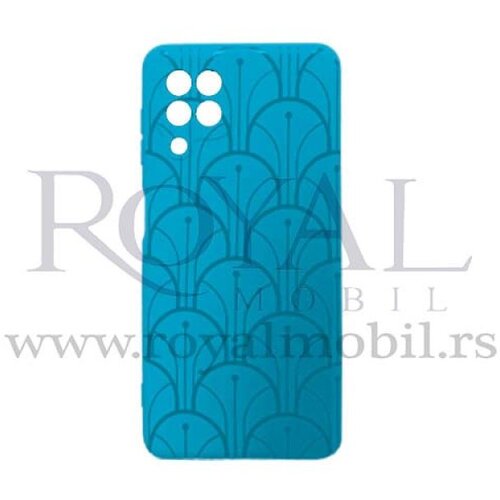  futrola soft print geometrik No10 za samsung A225 galaxy A22 plava Slike