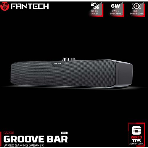 Fantech Laptop zvucnik GS206 GROOVE BAR LITE crni Cene