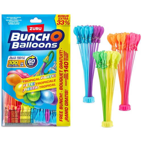 Bunch Balloons vodni baloni tropical 100+40kos Cene