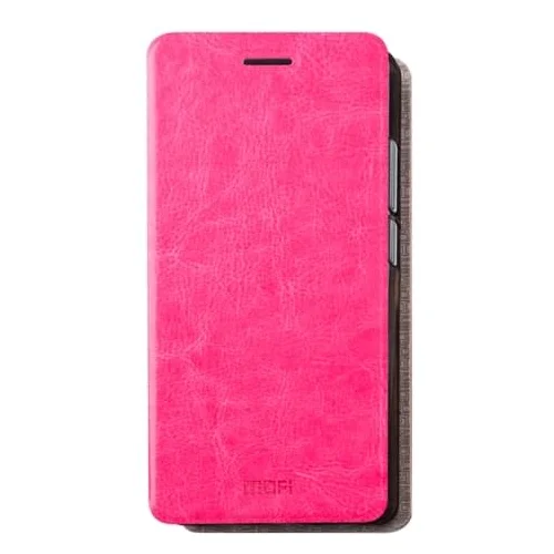 XIAOMI REDMI 4 pro mofi horizontalna flip kožna torbica crazy horse, magenta