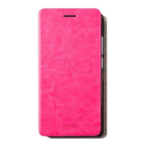 XIAOMI REDMI 4 pro mofi horizontalna flip kožna torbica crazy horse, magenta Slike