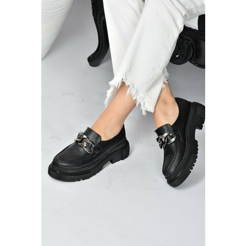 Fox Shoes Black Thick Soled Women's Casual Shoes Cene