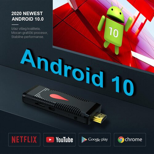 Android Smart USB mini TV Stick 2GB/16GB Cene