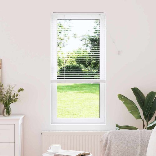 vidaXL Zavjesa za prozor sa zavjesama Ostalo Bijela 80 x 130 cm Aluminij Cijene