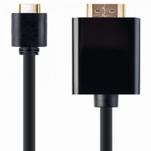 A CM HDMIM 01 Gembird USB C male to HDMI male adapter, 4K 30Hz, 2 m, black Cene