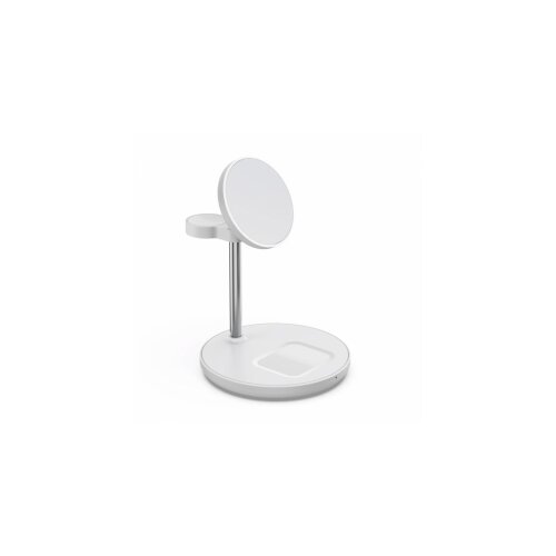  Bežični punjač 3u1 Magsafe za Apple Watch, iPhone i Airpods 15W beli Cene