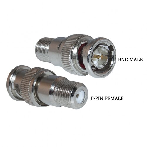  Adapter BNC male - F female . Cene