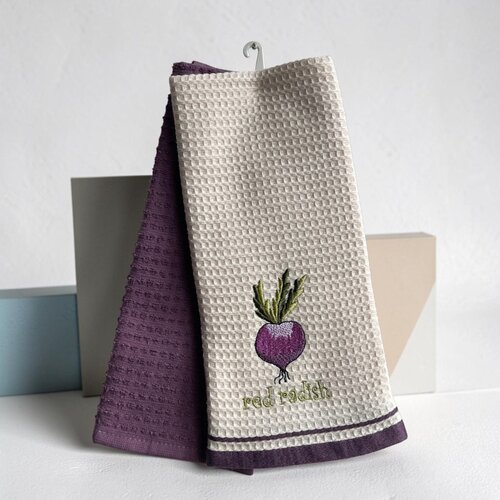 Viktorija Leskovac Set kuhinjskih krpa 40x60cm Wafle - Root Cene