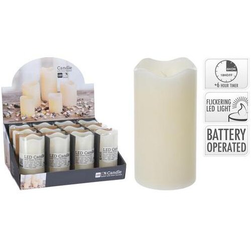  LED SVIJEĆA SA TAJMEROM 7*13CM IVORY Cijene