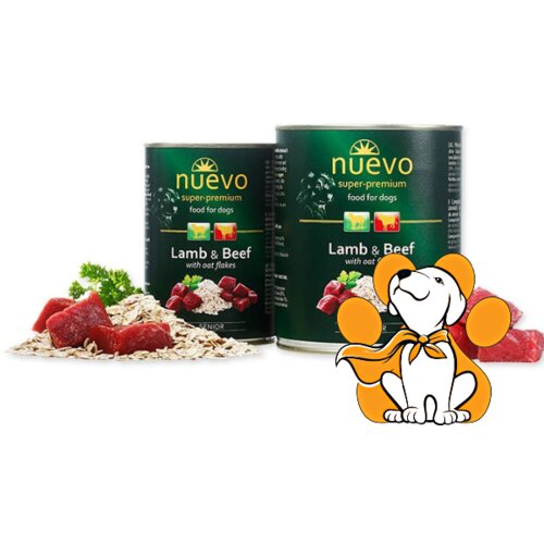 Nuevo grain Free Senior Lamb&Beef 400g, Jagnjetina i Govedina Cene