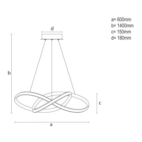  LED prigu&amp;scaron;iva luster na sajli LED/85W/230V 3000-6500K + daljinski upravljač Slike