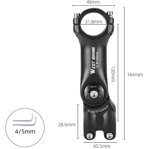 INF Nastavljiv Podalj&scaron;ek Krmila Iz Aluminijeve Zlitine 120 mm, (5000253026) Cene