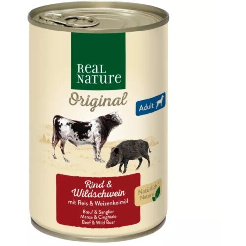 Real Nature Adult govedina in merjasec 400 g Cene
