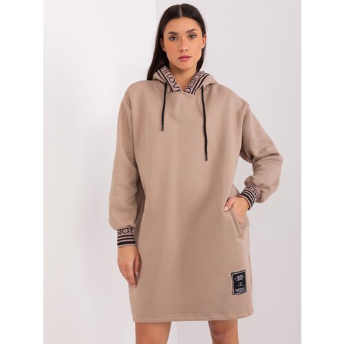 RELEVANCE Tunic-RV-TU-9224.95P-Dark Beige Cene